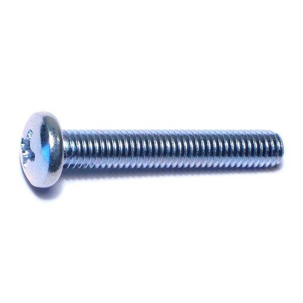 Midwest Fastener #10-32 x 1-1/4 in Phillips Pan Machine Screw, Zinc Plated Steel, 100 PK 07352 - main